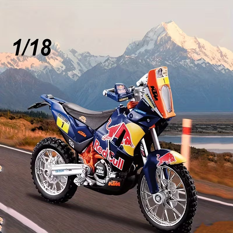 Bburago - 1 : 18 Diecast Scale Model -  Official Licensed Product - KTM 450 Rally (Dakar Rally)