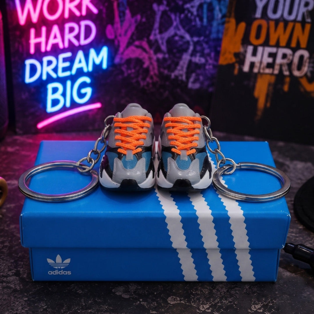 Adidas Mini Sneaker Keychain 1 Pair with Box – Stylish Sports Sneaker Keyring