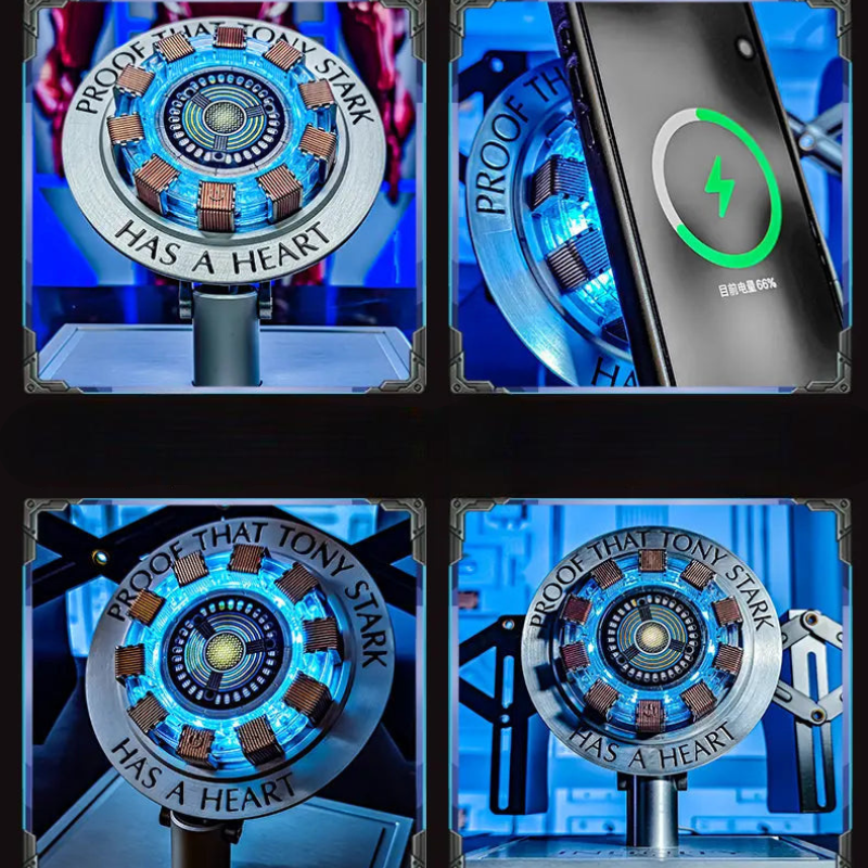 Arc Reactor LED Display & Wireless Charging Collectible