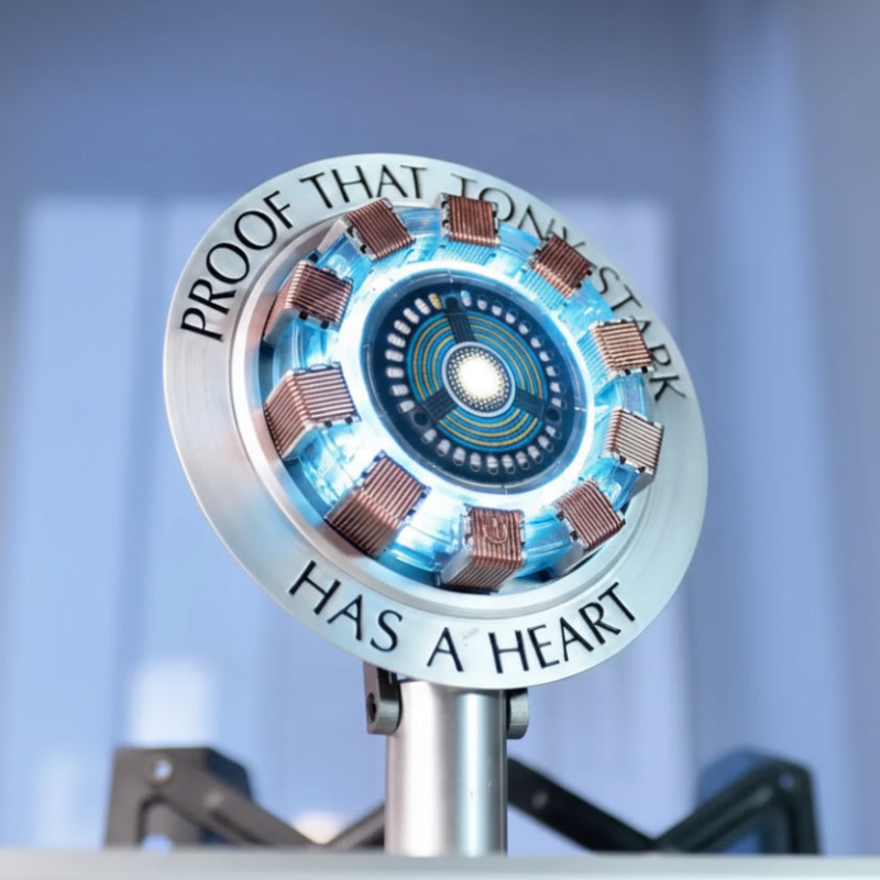 Arc Reactor LED Display & Wireless Charging Collectible