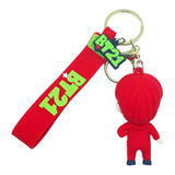 Bts J.hope 3D Silicon Keychain With Bagcharm and Strap