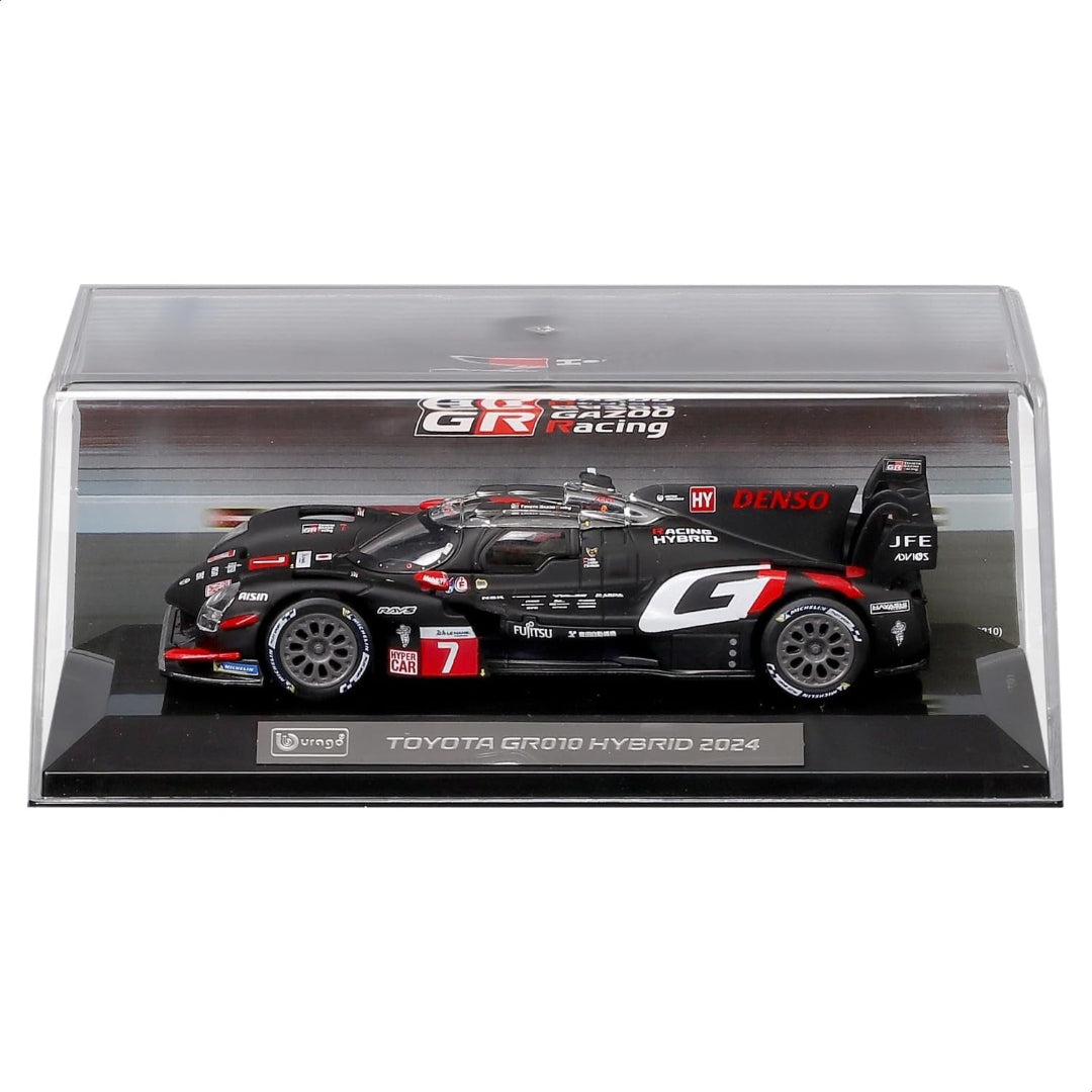 Bburago 1:43 Toyota GR010 Hybrid 2024 #7 Die-Cast Model Racing Car