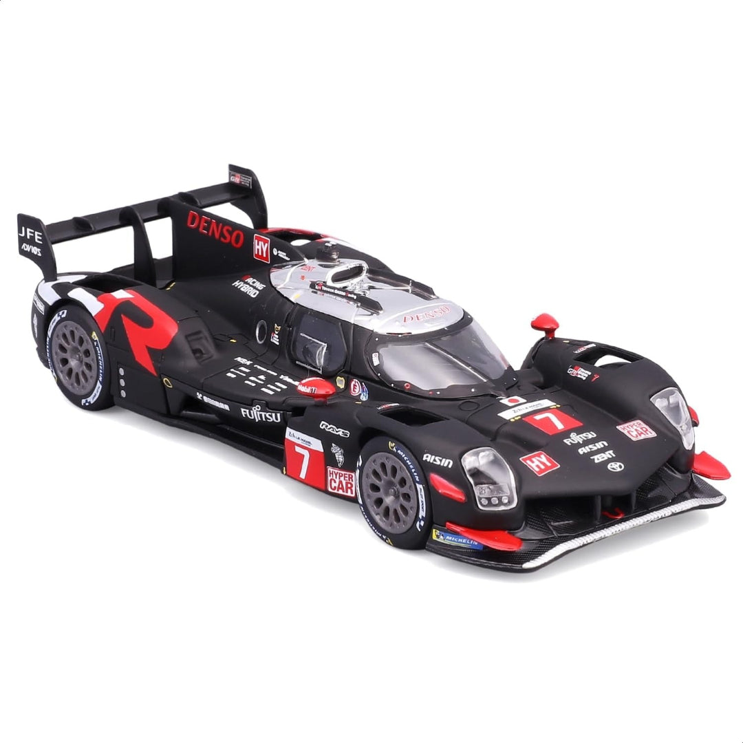 Bburago 1:43 Toyota GR010 Hybrid 2024 #7 Die-Cast Model Racing Car