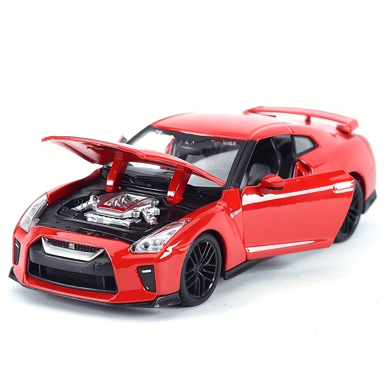 Bburago 2017 Nissan GT-R Red 1:24 Scale Diecast Model Car