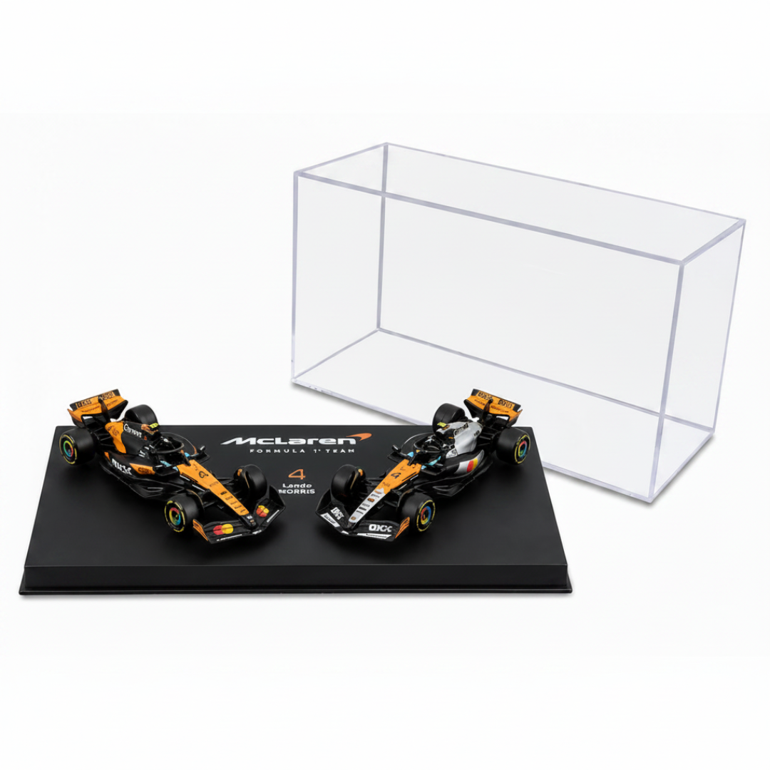 Bburago 2025 McLaren F1 MCL39 Lando Norris  – Formula 1 Twin Pack Die-Cast Model Cars 1:64 Scale (Preorder Ships 1st week of September)