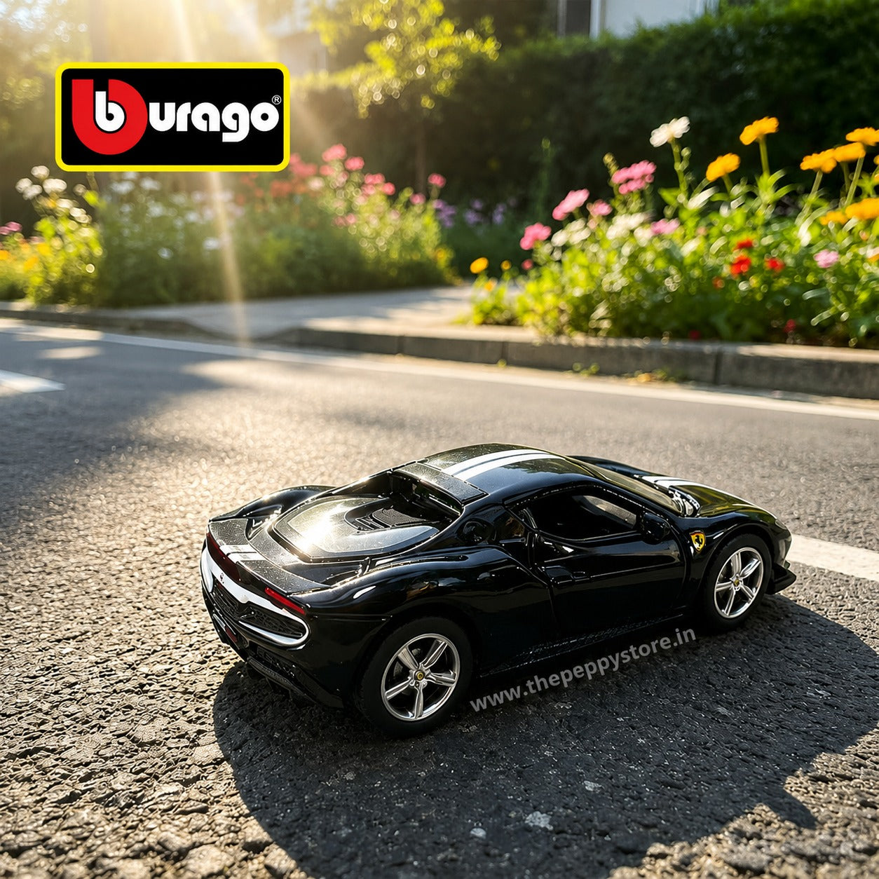 Bburago Ferrari 296 GTB Assetto Fiorano| Black Scale 1:64 