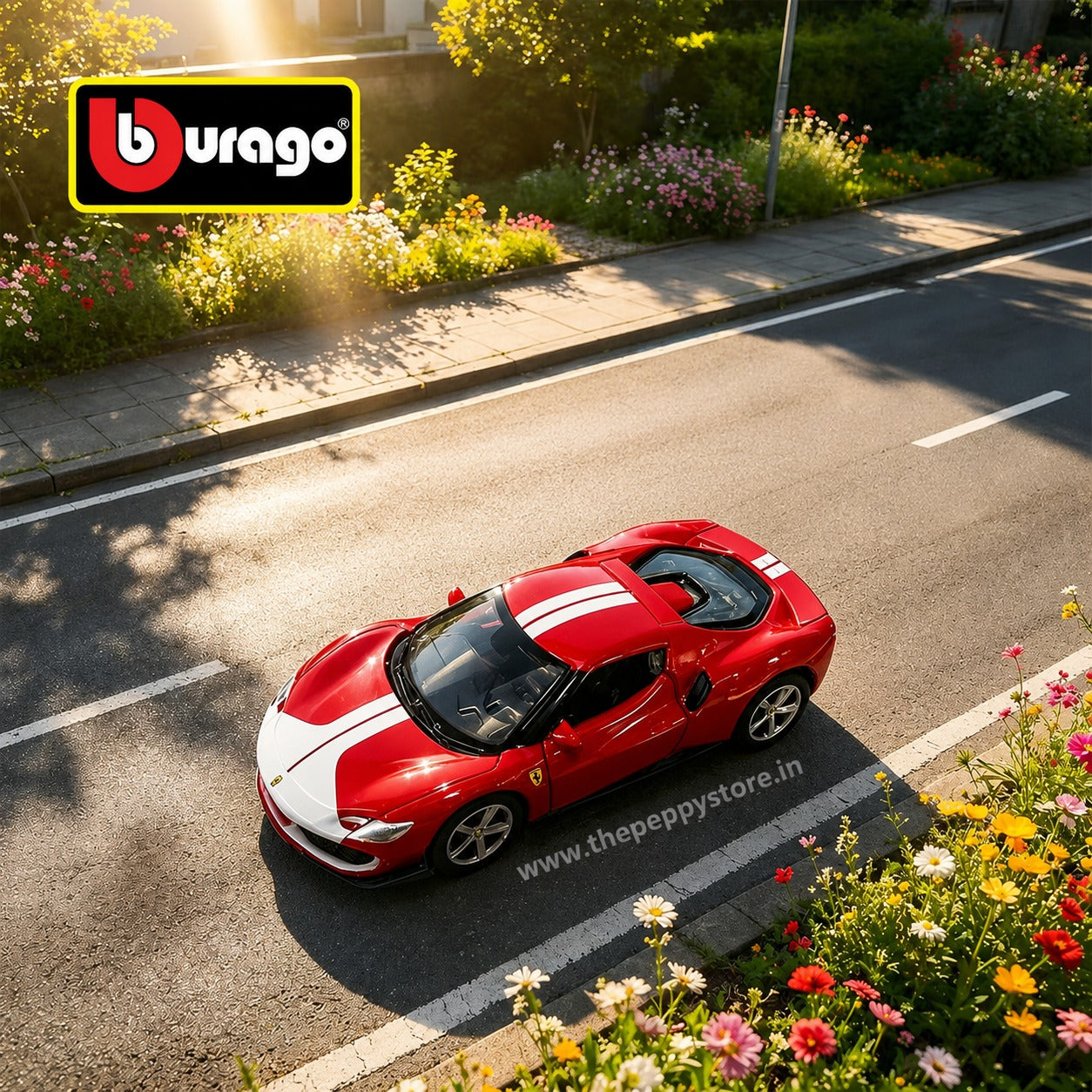 Bburago Ferrari 296 GTB Assetto Fiorano| Red Scale 1:64