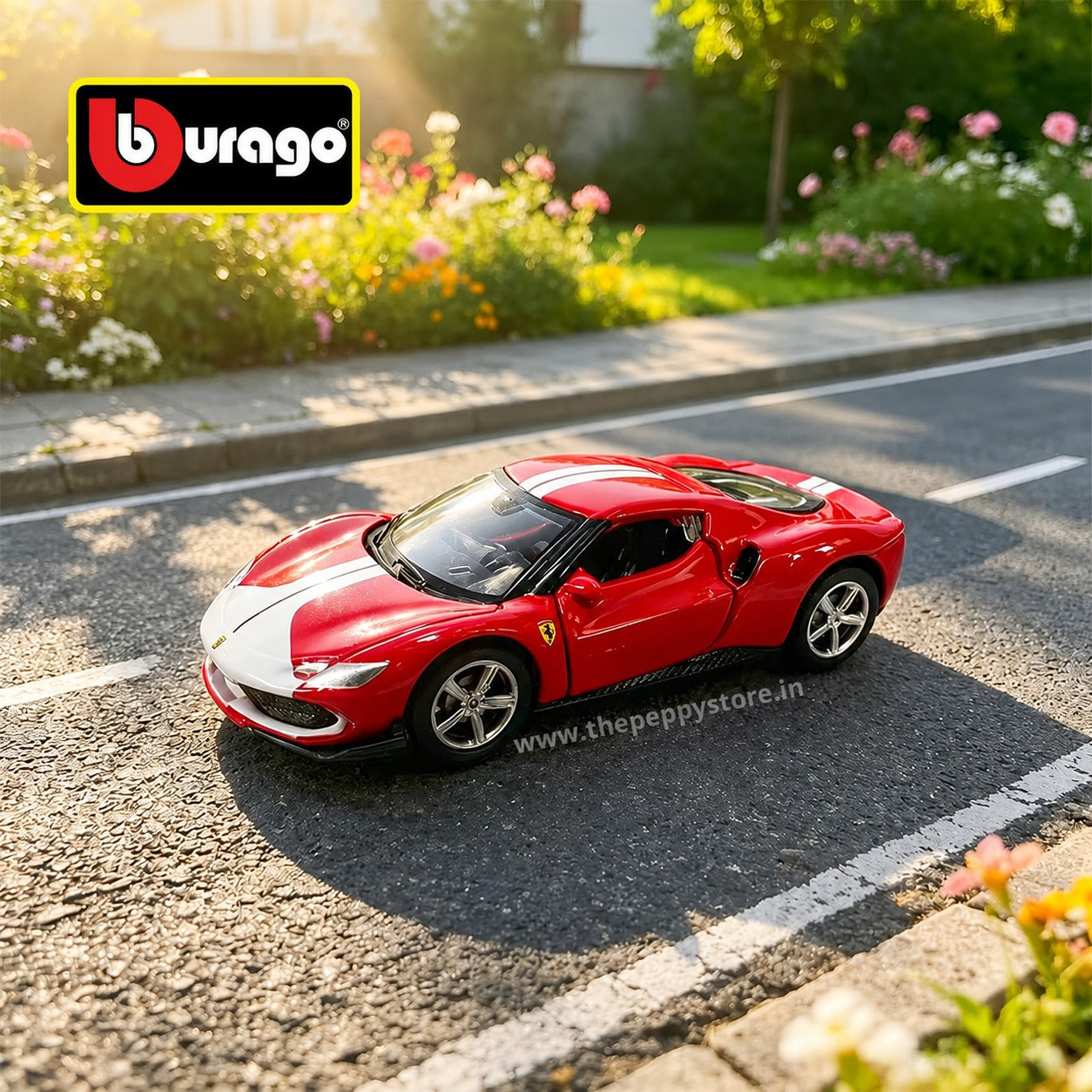 Bburago Ferrari 296 GTB Assetto Fiorano| Red Scale 1:64