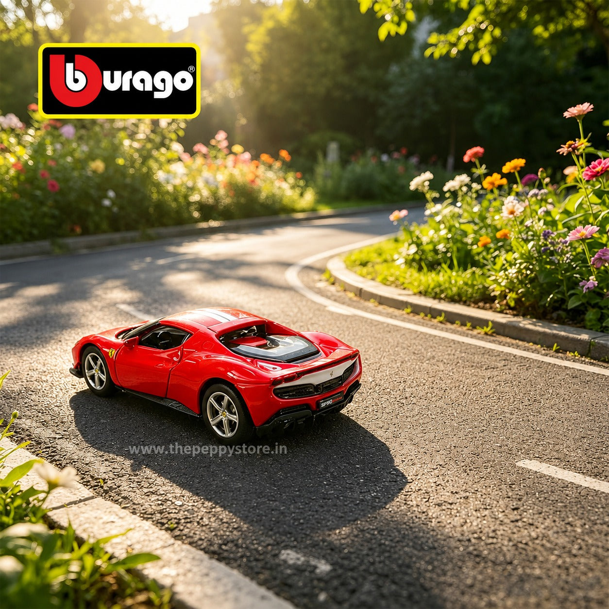 Bburago Ferrari 296 GTB Assetto Fiorano| Red Scale 1:64