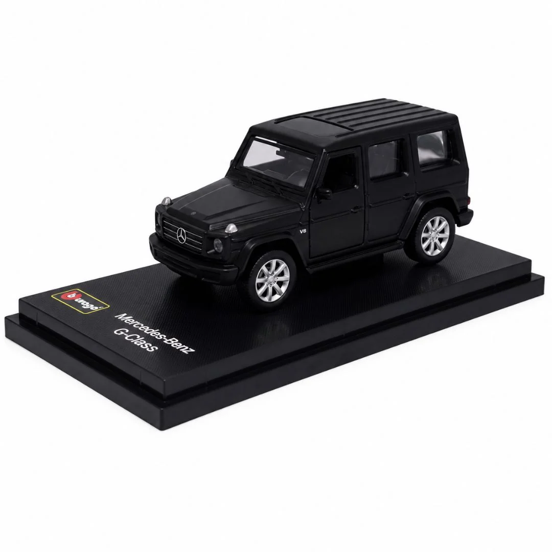 Bburago Mercedes-Benz G-Class 1:64 Scale Black Die-Cast Model Car