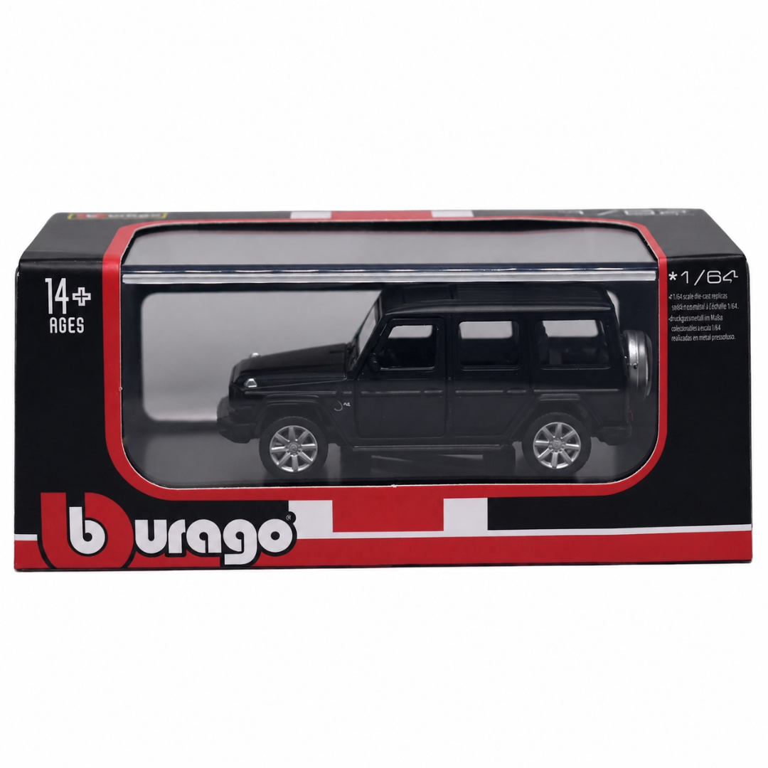 Bburago Mercedes-Benz G-Class 1:64 Scale Black Die-Cast Model Car
