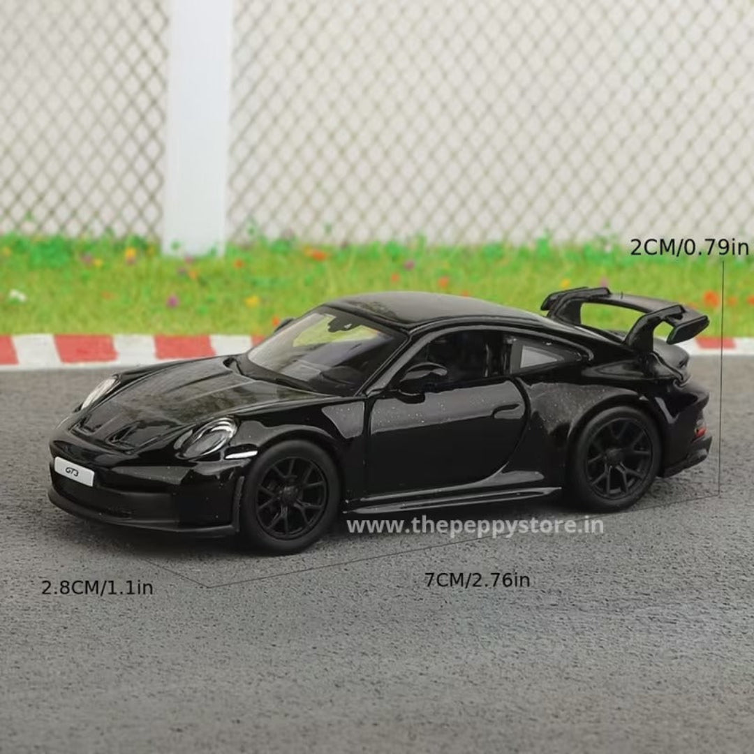 Bburago Porsche 911 GT3 Diecast Model Car| Black