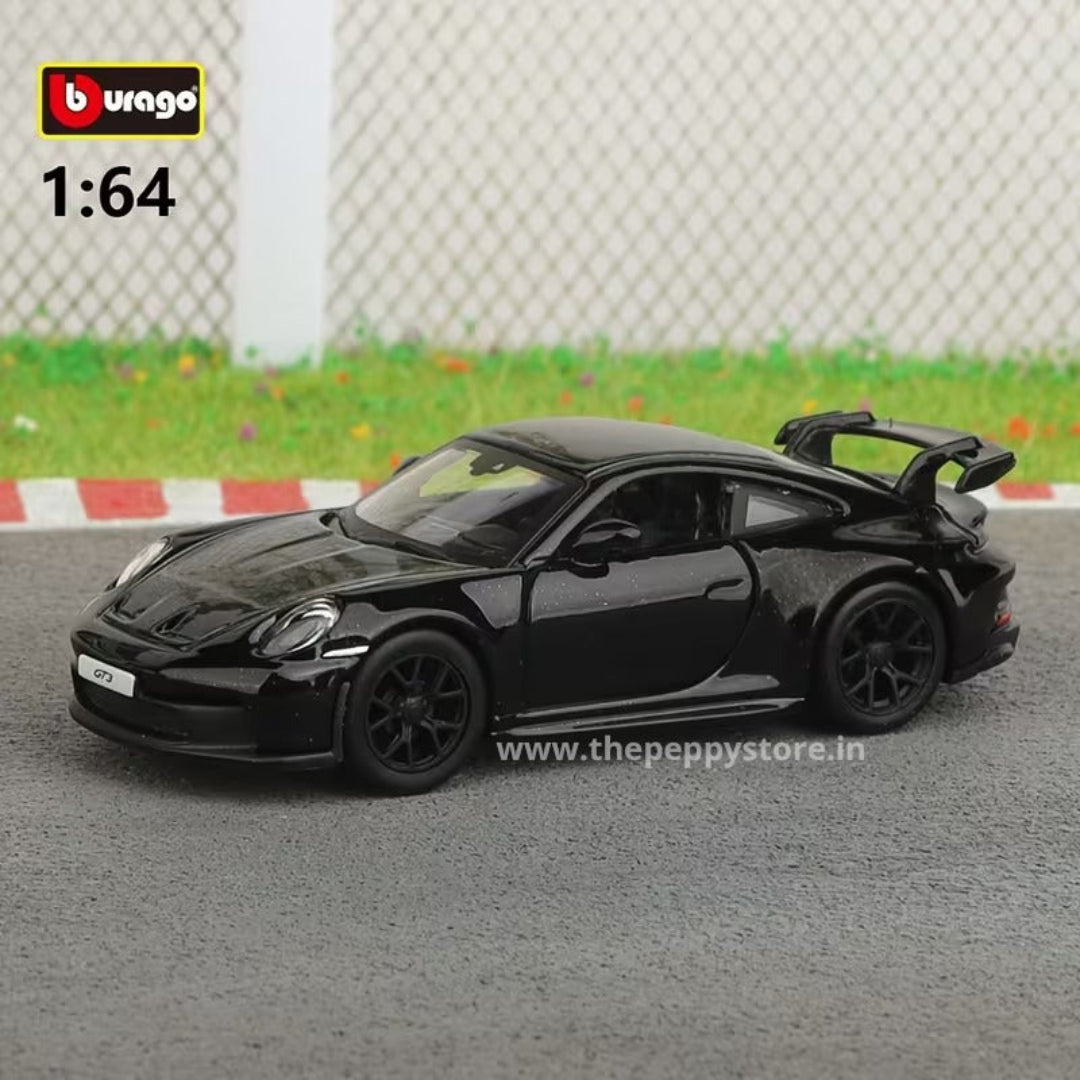 Bburago Porsche 911 GT3 Diecast Model Car| Black