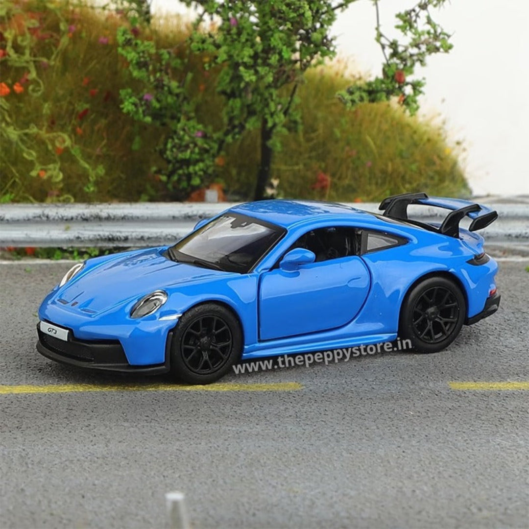 Bburago Porsche 911 GT3 Diecast Model Car | Blue