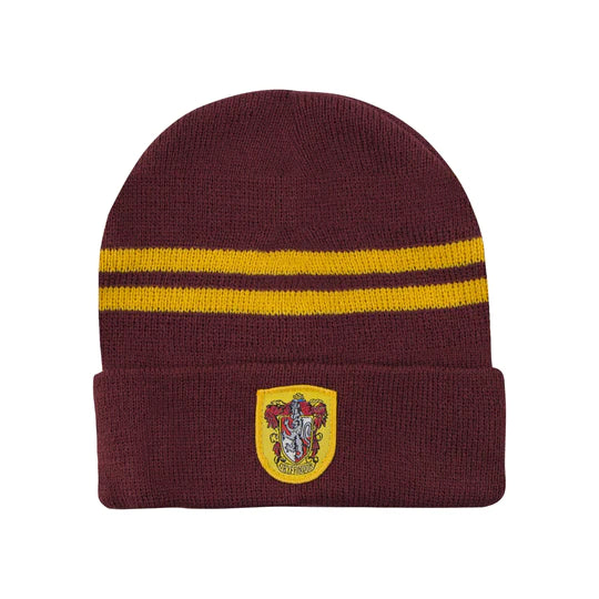 Harry Potter Official Gryffindor Beanie Unisex Embroidered