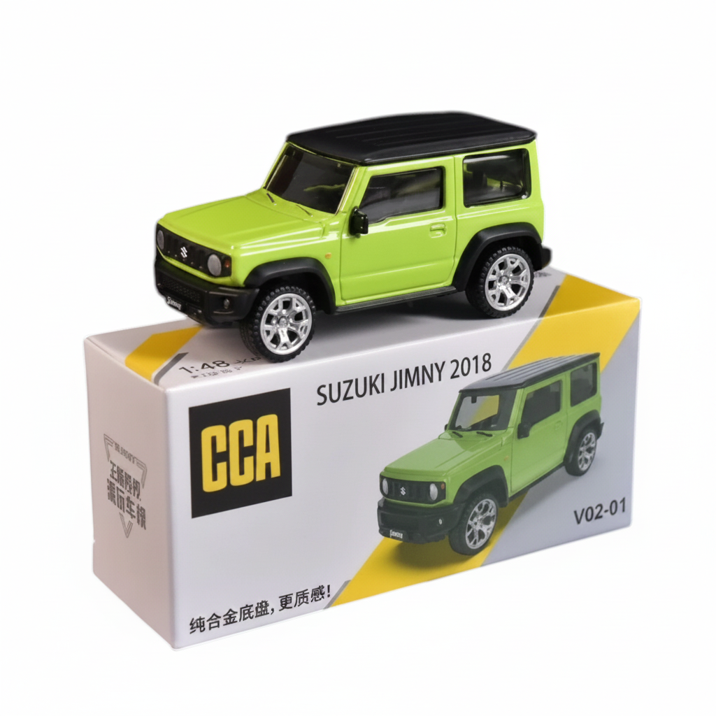 CCA 1:48 Scale Suzuki Jimny 2018 Diecast Model Car – Premium Metal Collectible Miniature SUV Scale Model