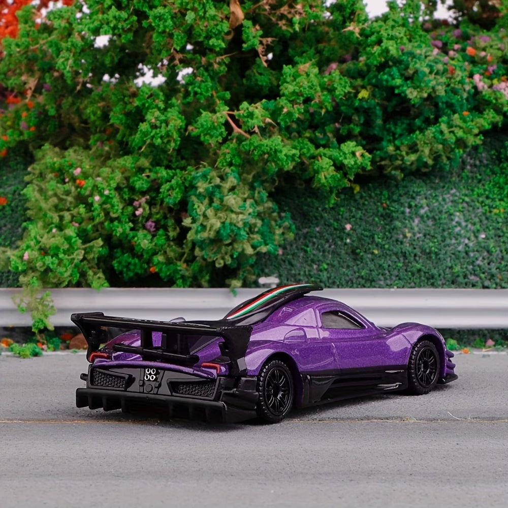 CCA 1:64 Scale Pagani Zonda Purple Die-Cast Model Car S12-01