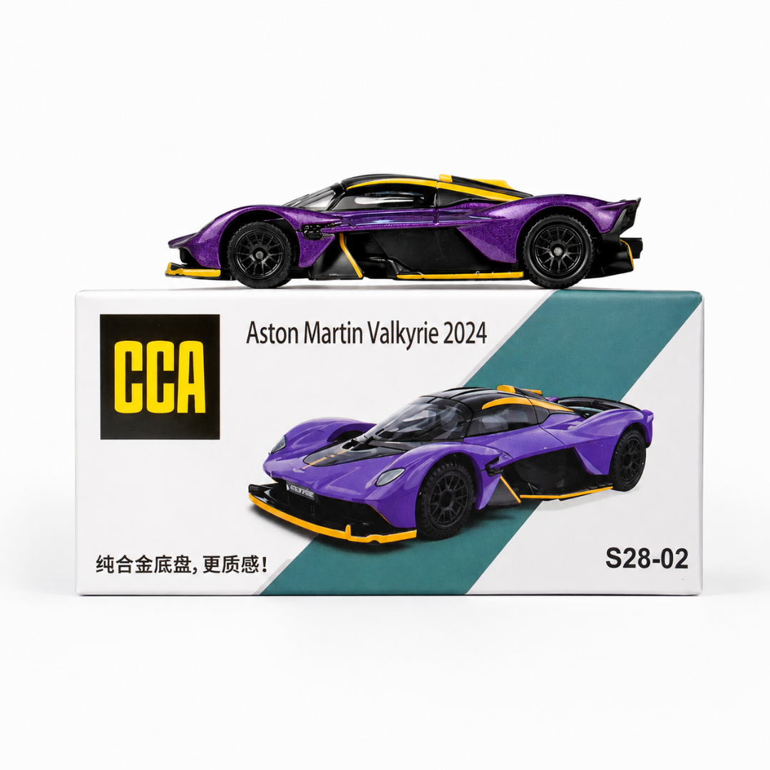 CCA Aston Martin Valkyrie 2024 Die-Cast Model Car 1:64 Scale S28-02