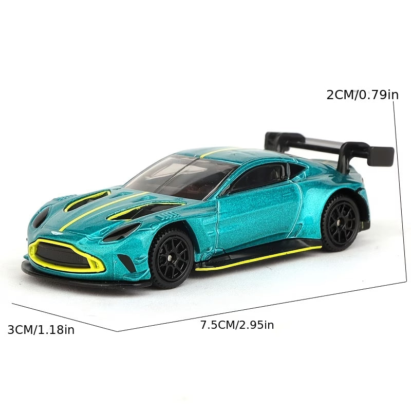 CCA Aston Martin Vantage GT3 Die-Cast Model Car 1:64 Scale – Metallic Green Sports Car S29-01