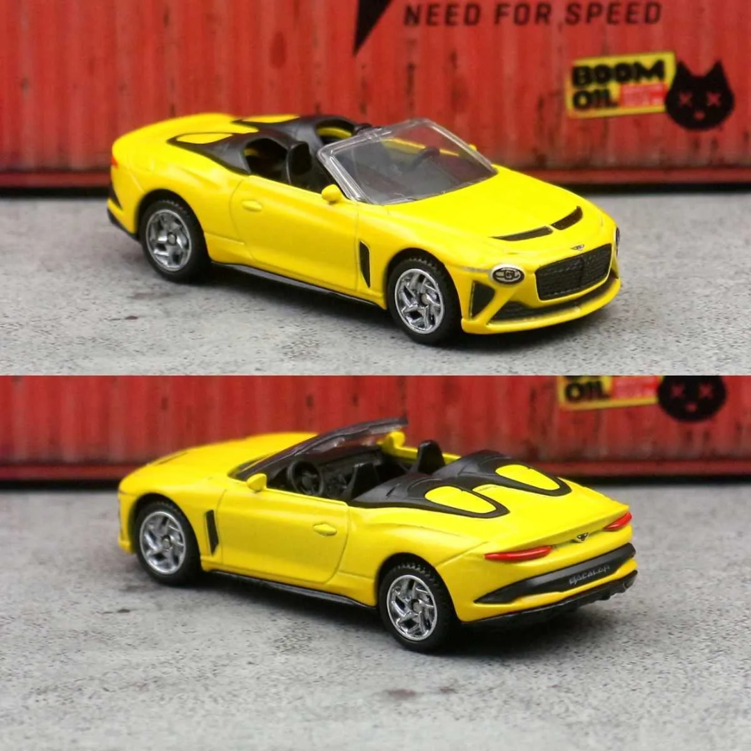 CCA Bentley Bacalar 1:64 Scale Die-Cast Model Car – Yellow S27-02