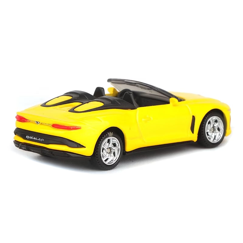 CCA Bentley Bacalar 1:64 Scale Die-Cast Model Car – Yellow S27-02