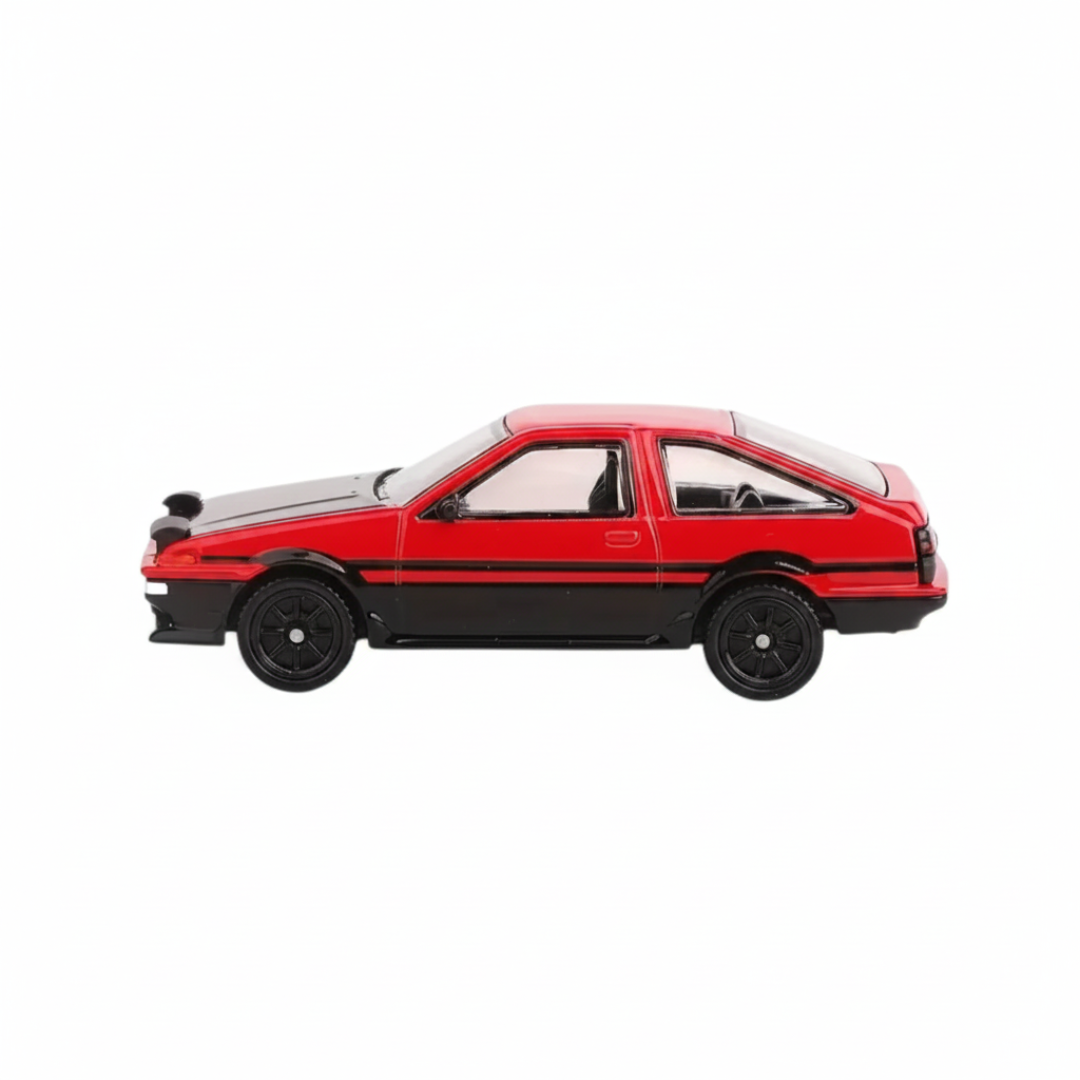 CCA Toyota AE86 Die-Cast Model Car | Red & Black Classic Sports Car | Collectible T S18-02