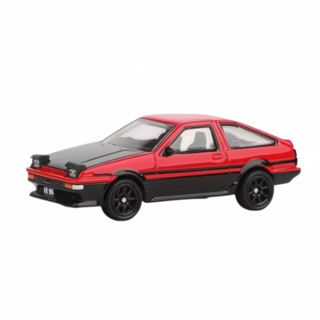 CCA Toyota AE86 Die-Cast Model Car | Red & Black Classic Sports Car | Collectible T S18-02