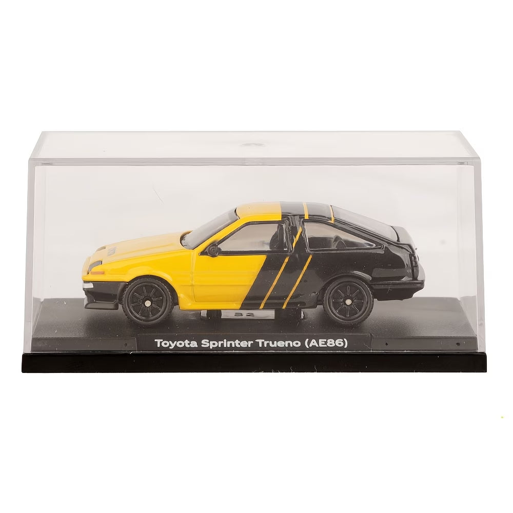 CCA Toyota Sprinter Trueno AE86 Yellow & Black 1:64 Diecast Model Car 036