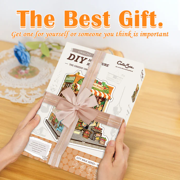 CUTEBEE DIY Book Nook Kit - The Greens' Grocery