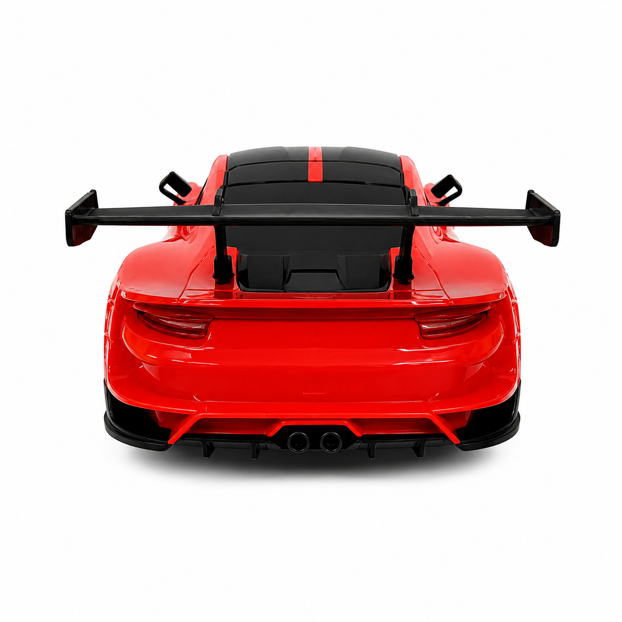 White Porsche 911 GT3 RSR RC Remote Control Sports Car with LED Lights & 2.4GHz Controller | Rechargeable High-Speed Racing Car