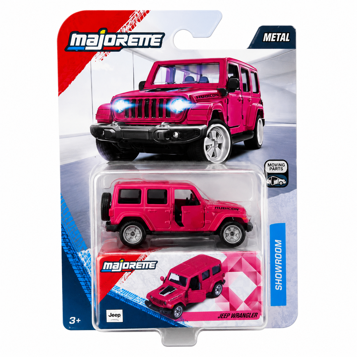 Majorette Jeep Wrangler 4xe Die-Cast Metal SUV Model with Opening Doors