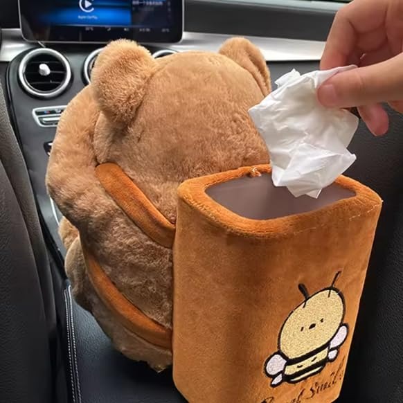 Cute Teddy Bear Tissue Holder