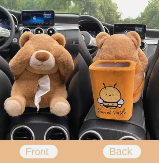 Cute Teddy Bear Tissue Holder