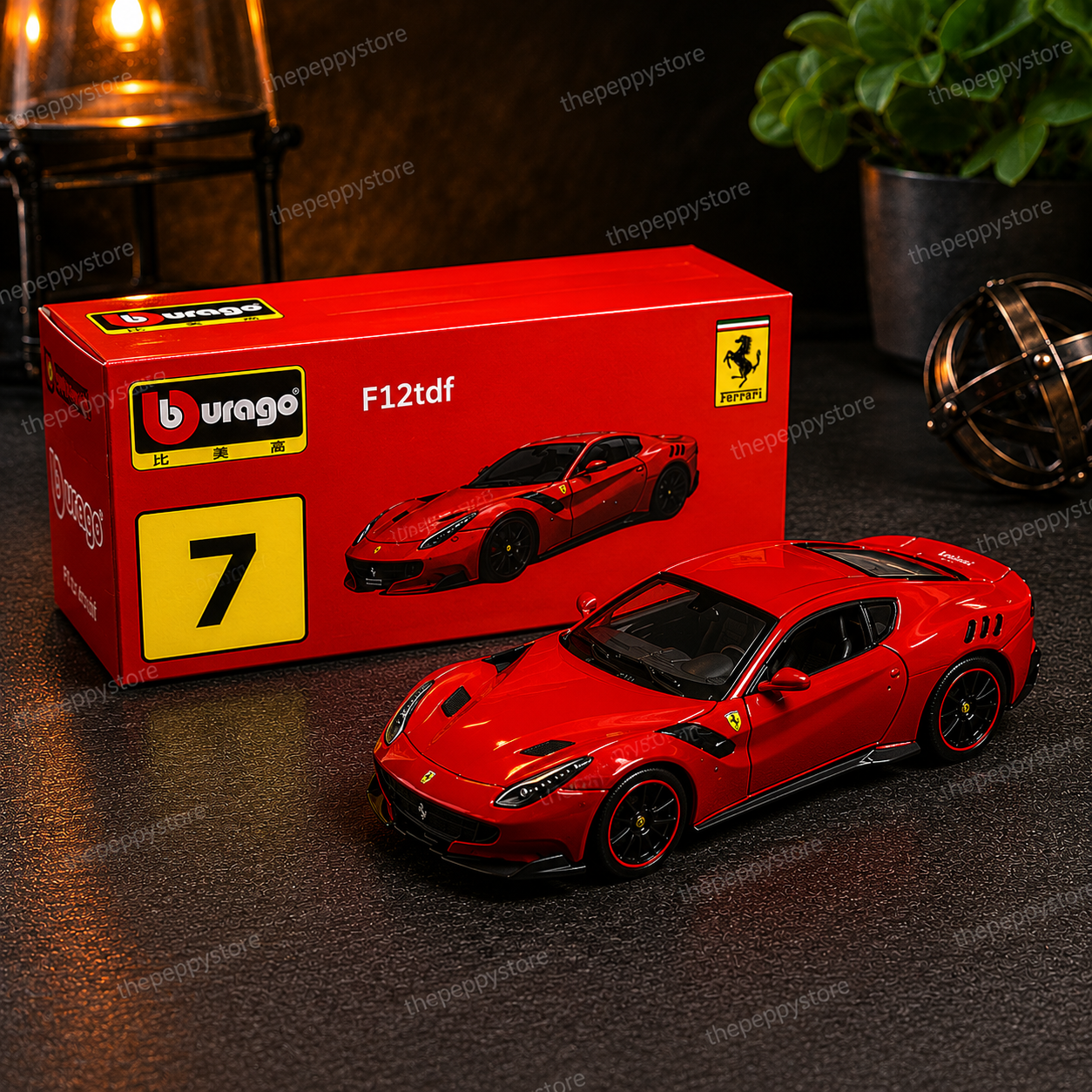 Official Bburago Ferrari F12TDF - 1 : 64 Diecast Scale Model