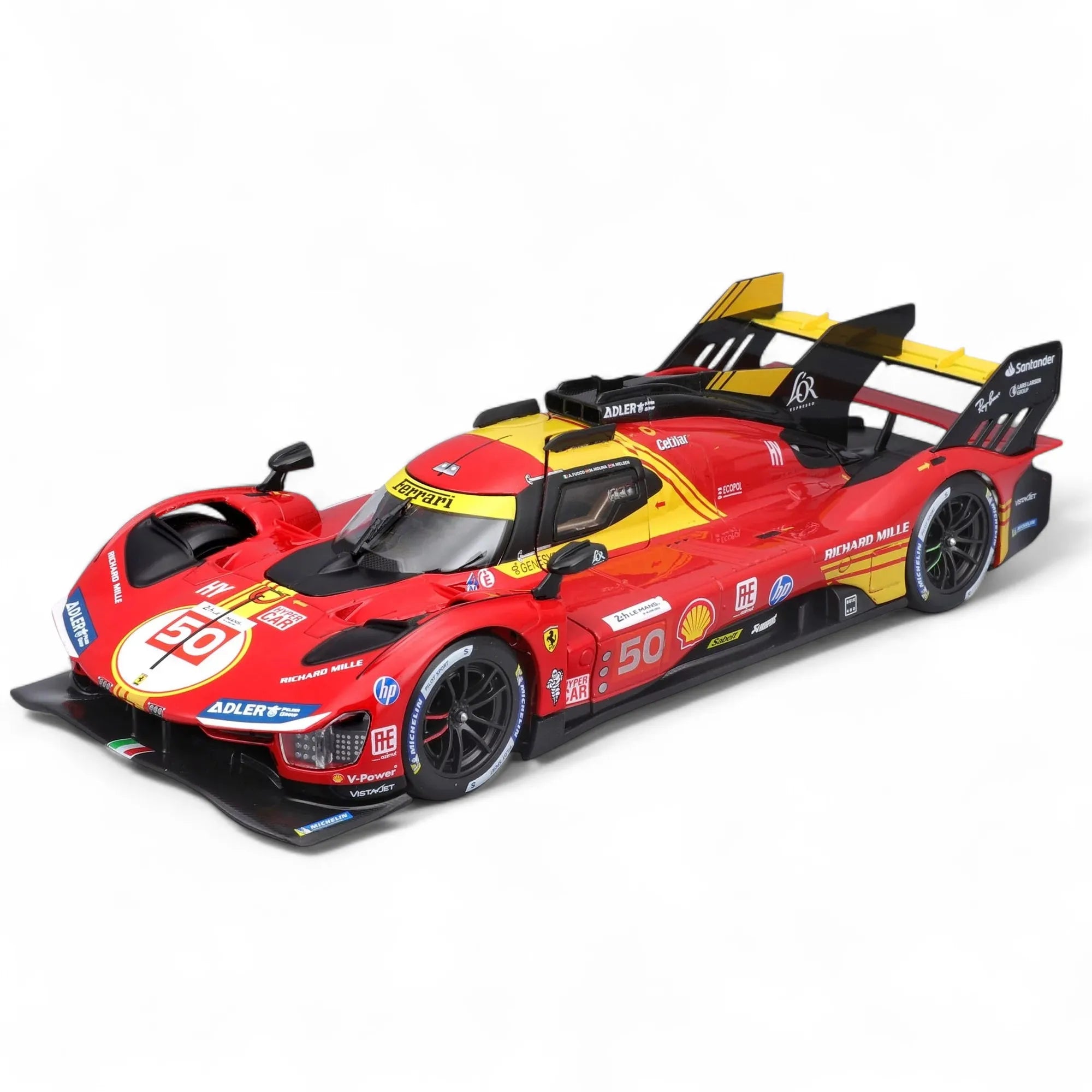 Bburago - 1 : 24 Diecast Scale Model - Official Licensed Product - Ferrari 499P 2024 24h LeMans Winner