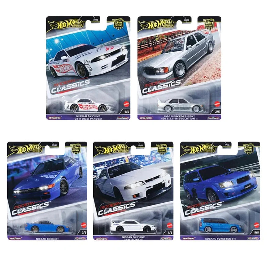 Hot Wheels 1:64 Scale Modern Classics 2024 Car Culture Set Of 5