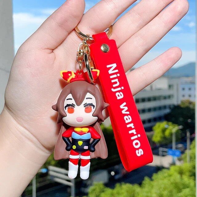 Genshin Impact 3D Silicon Keychain With BagCharm and Strap (Select From Drop Down Menu)