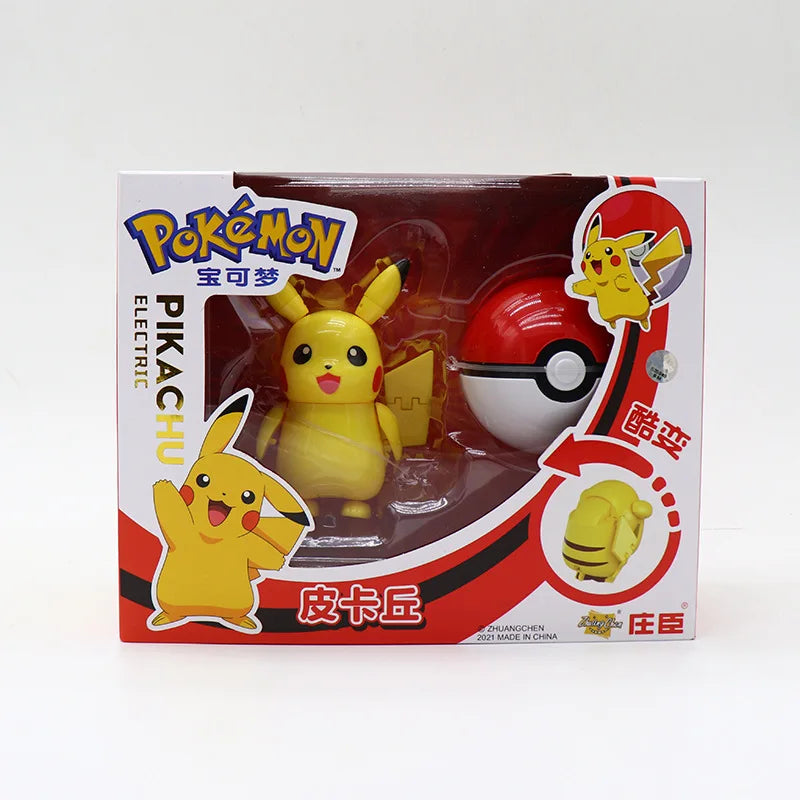 Pokemon Pikachu Cool Transform With Pokeball Collectable Figure (No Cash On Delivery Allowed On This Product) - Prepaid Order Only