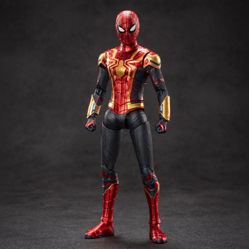 Marvel Studios Spider-Man No Way Home : 1:10 Scale Spiderman Upgraded Suit Figure by ZD Toys (Size-7 Inch)
