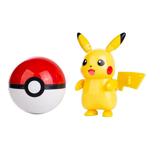 Pokemon Pikachu Cool Transform With Pokeball Collectable Figure (No Cash On Delivery Allowed On This Product) - Prepaid Order Only