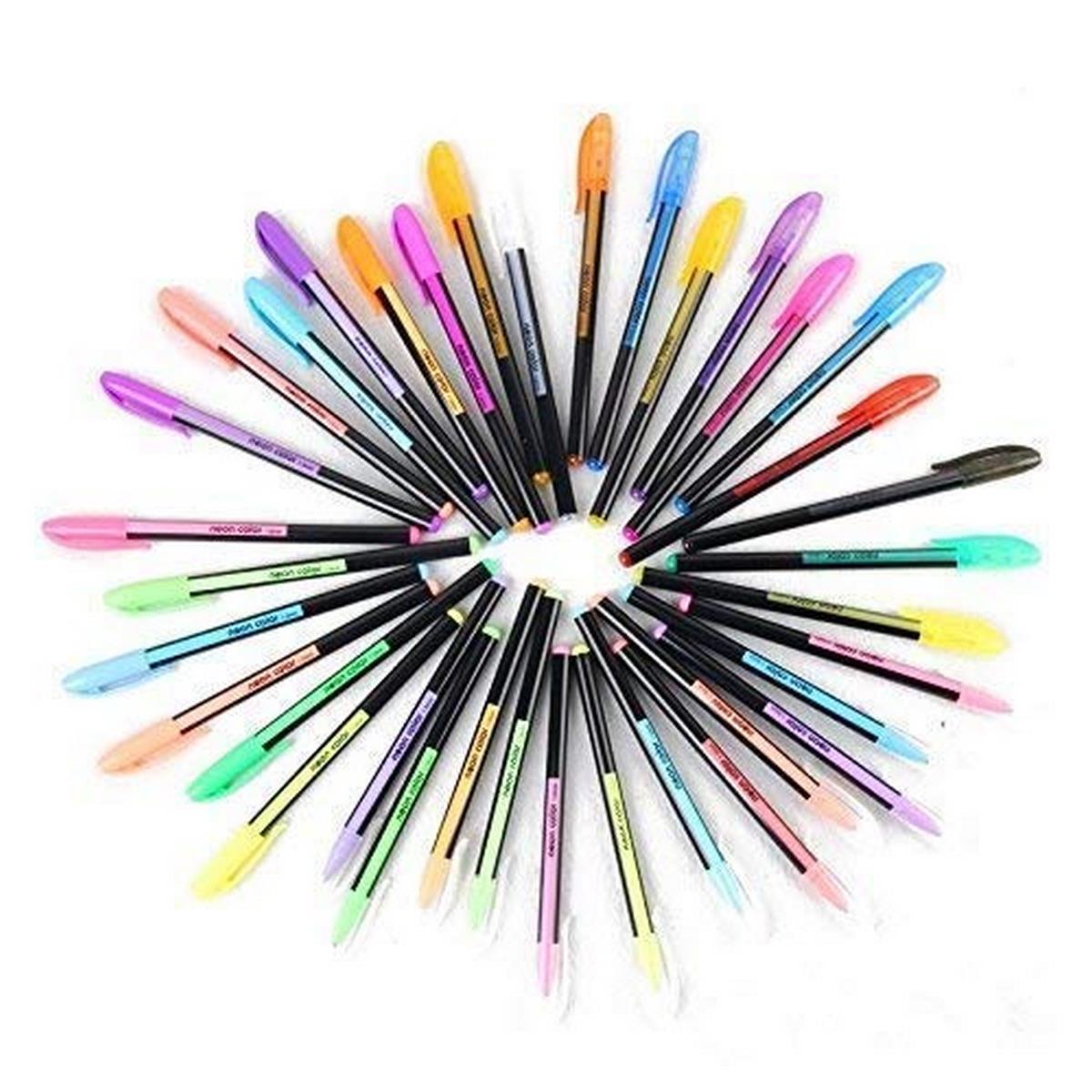 Zuixua Neon Colour Pens 36 Pc Set