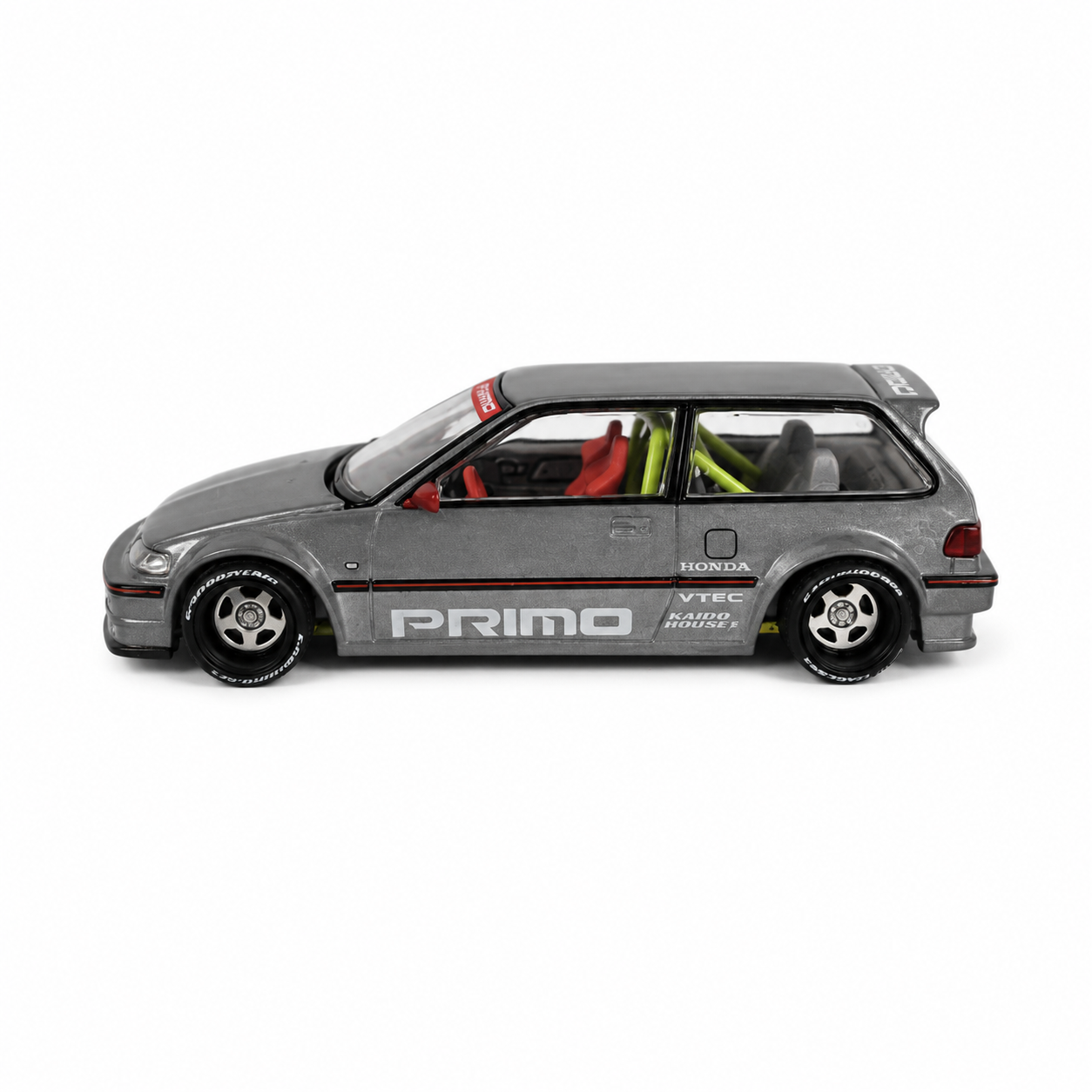 RARE Silver Chase Model – Kaido House x MINI GT Honda Civic EF Kaido Works V2 #156 1:64 Diecast (New, Open Box)