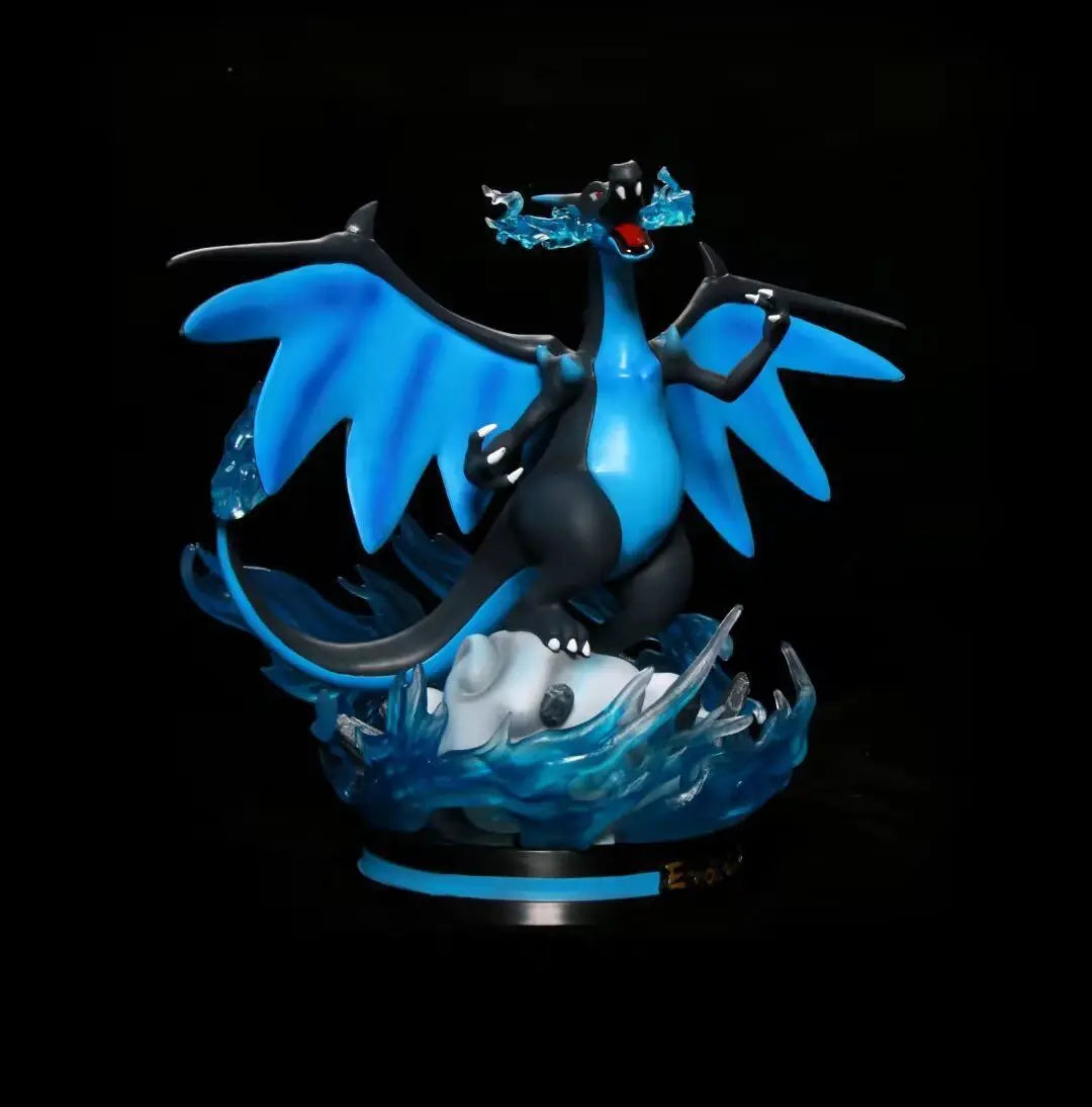 Pokemon Mega Charizard X Collectable Figure With Lights - 24 cm (No Cod Allowed On This Product) - Prepaid Orders Only