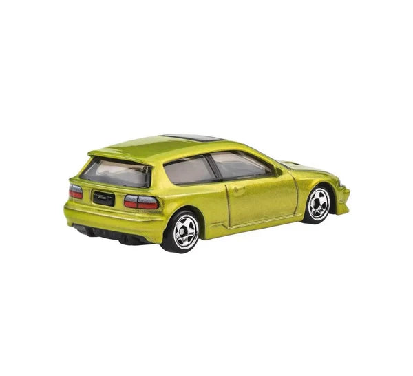 Hot Wheels Imported 2025 Silver Series Fast and Furious Racing Course Cars 1:64 Scale - Honda Civic EG