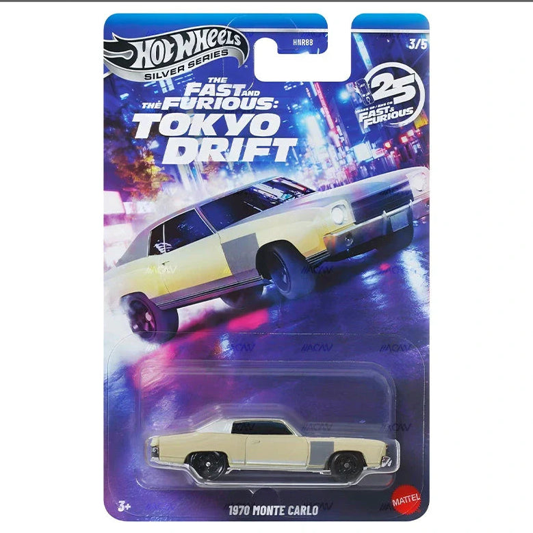 Hot Wheels Imported Silver Series 2026 Fast and Furious Tokyo Drift 1:64 Scale - Set Of 5