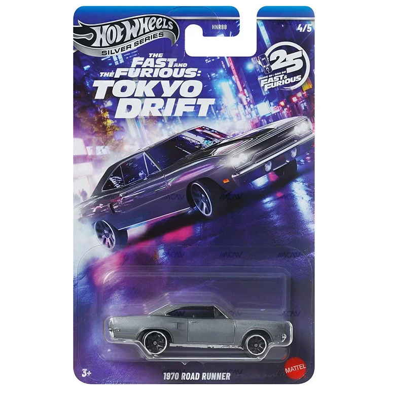 Hot Wheels Imported Silver Series 2026 Fast and Furious Tokyo Drift 1:64 Scale - Set Of 5