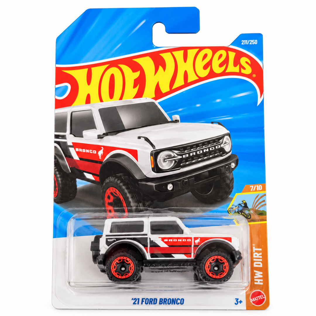 Hot Wheels Imported 21 Ford Bronco HW Dirt 1:64 Diecast Model Car