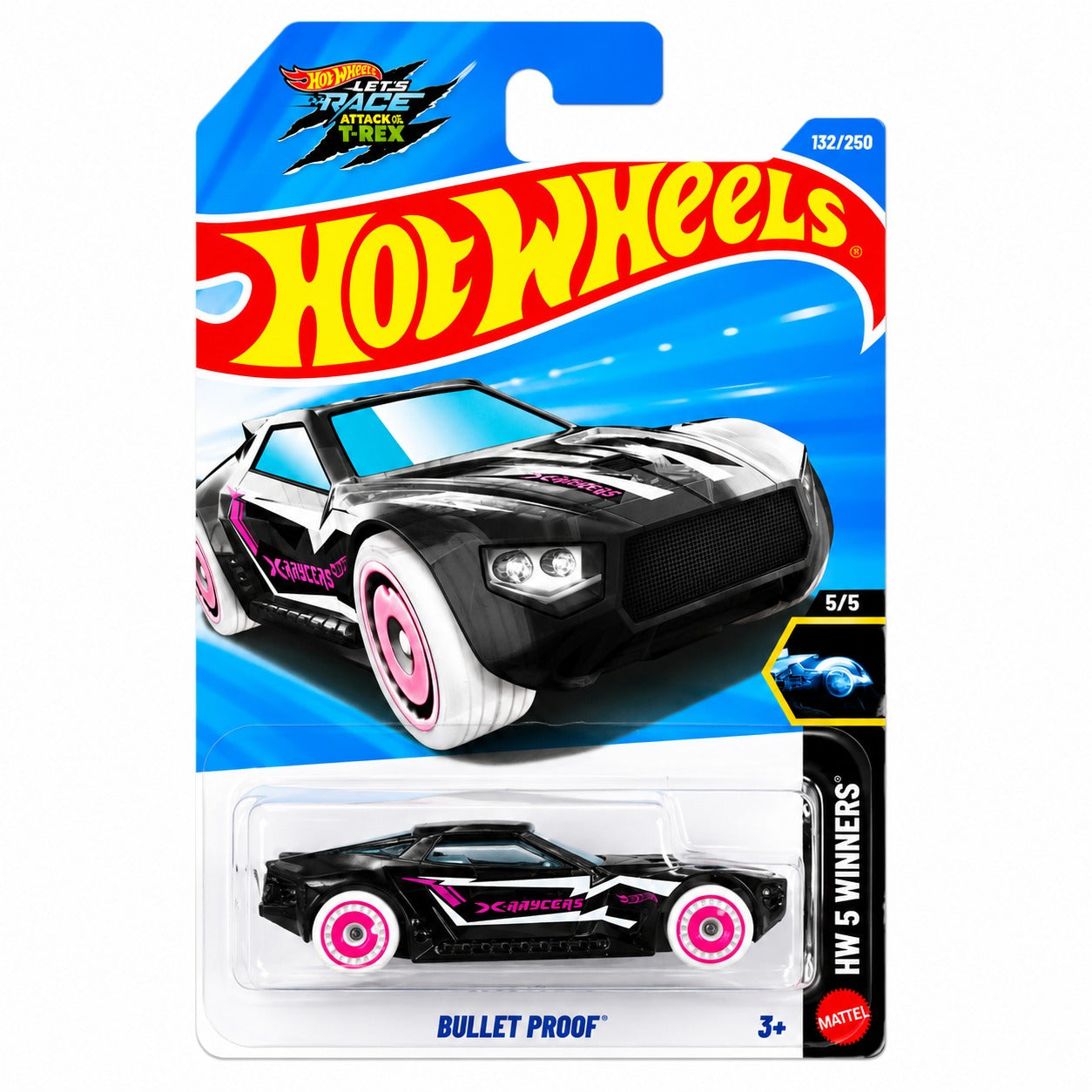 Hot Wheels Bullet Proof Imported Mainline HW 5 Winners