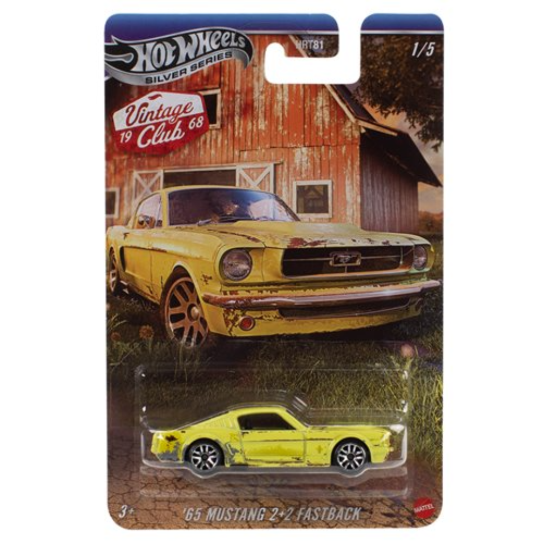 Hot Wheels Imported '65 Mustang 2+2 Fastback Vintage Club Die-Cast Car