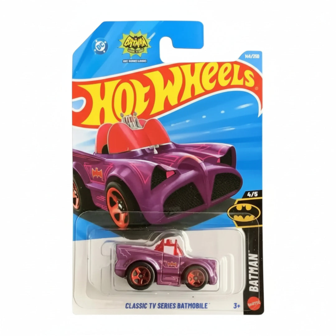 Hot Wheels Imported Classic TV Series Batmobile Purple 1:64 Diecast Car – Batman